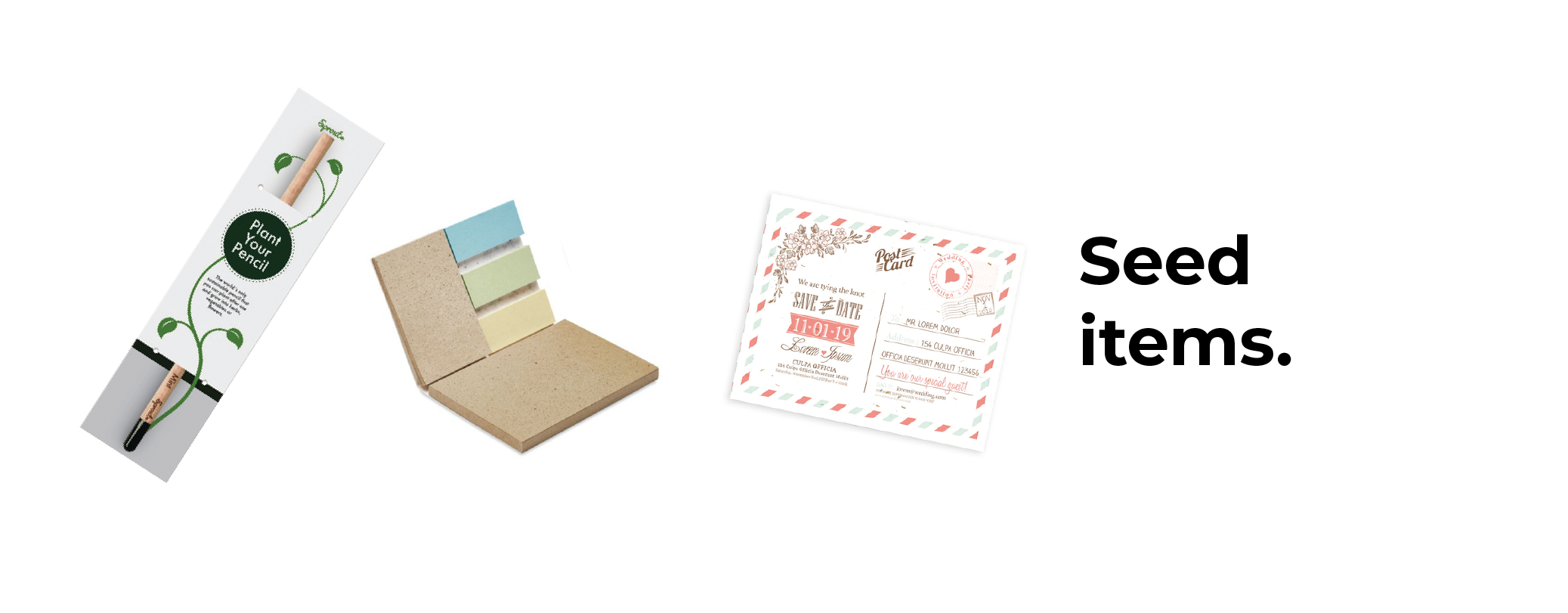 seed items promo merch